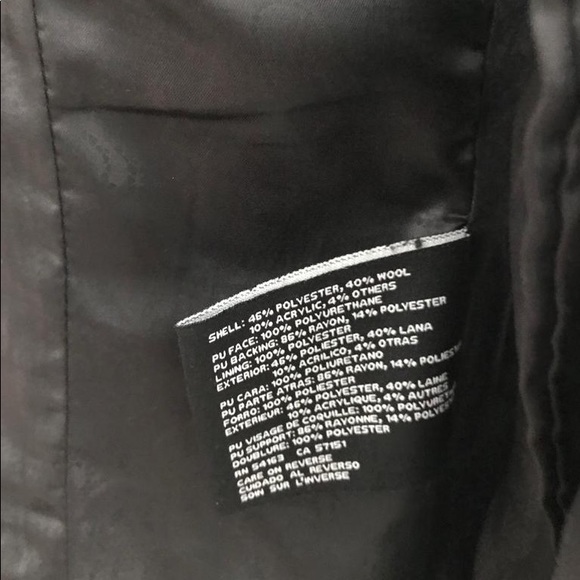 Gues Coat Black and White - Picture 15 of 16